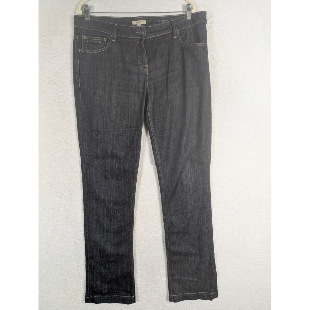 Burberry Brit Jeans Men's 36 Dark Wash Straight Leg Low Mid Rise Denim